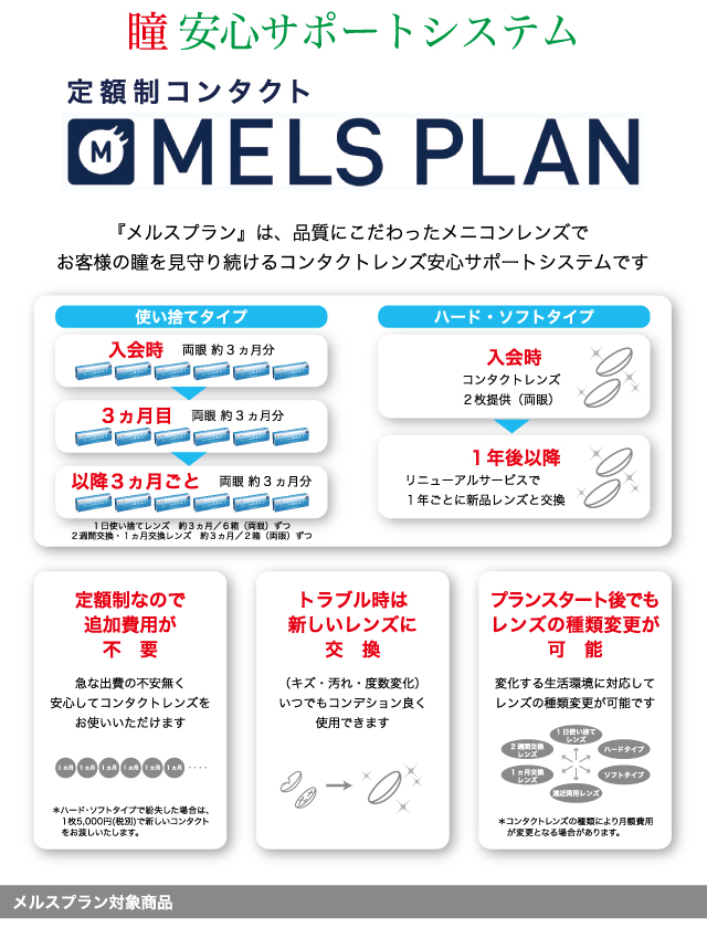 メルスプラン コンタクトレンズ専門店 富士コンタクト 池袋 渋谷 横浜